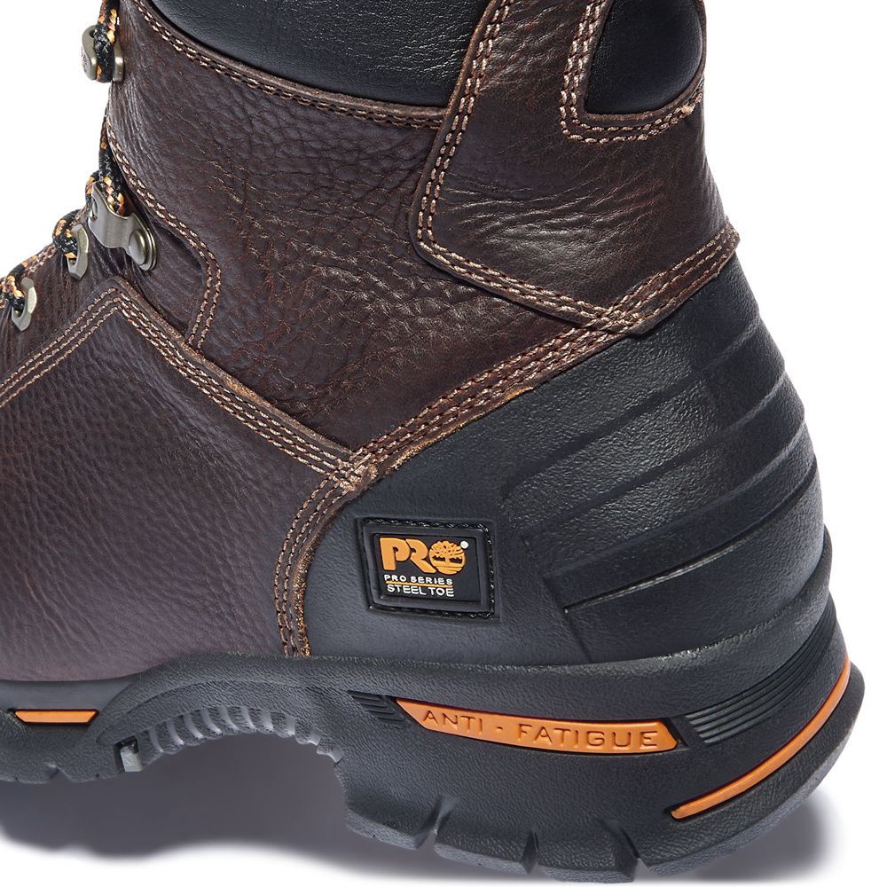 Bocanci De Muncă Timberland Barbati Maro - Pro® Endurance 8\" Steel Toe - Romania - EZJLHW573